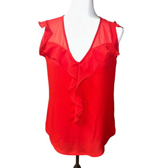 Express Sleeveless Top Red Small - Picture 1 of 3
